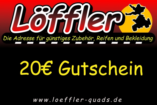 20 Geschenk Gutschein