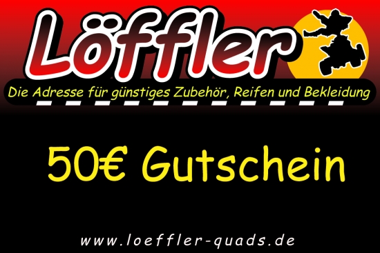 50 Geschenk Gutschein