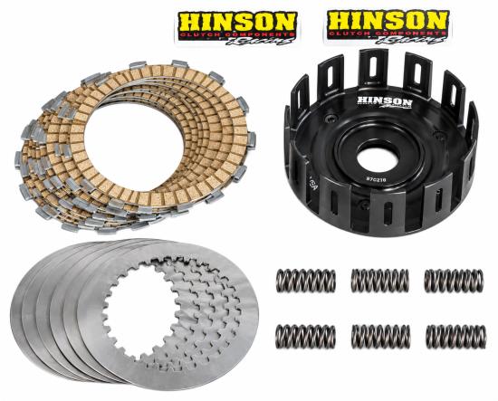 H313 + FSC213-8-001 Hinson Kupplungskorb + Kupplungsscheiben Kit f�r Yamaha YFZ 450 YFM 700R