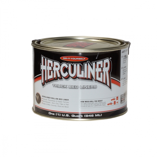 Herculiner 0,92L 1,8m2 schwarz Beschichtung fr Ladeflche Laderaumbeschichtung Ladewanne