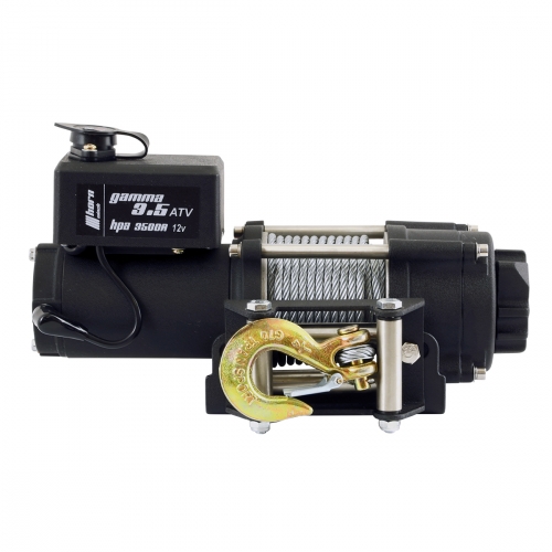 HORN Quad / ATV Seilwinde Gamma 3.5 mit Stahlseil 12V 1,6to