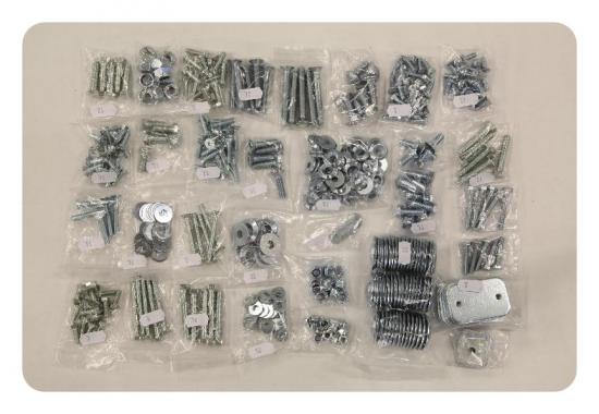 02.0001S Ersatzteil Schrauben Installation Hardware Kit fr Iron Baltic  Unterfahrschutz