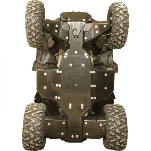 02.26000 Iron Baltic Kunststoff Unterfahrschutz Komplett fr Polaris Sportsman XP 1000S