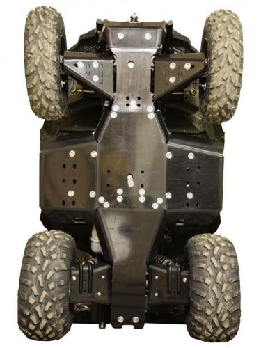 02.27000 Iron Baltic Kunststoff Unterfahrschutz Komplett fr Polaris Sportsman 570 + 450 HO 2021-