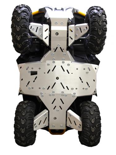 02.30100 Alu Unterfahrschutz Komplett für  LONCIN XWOLF 700: GOES XWOLF 700
