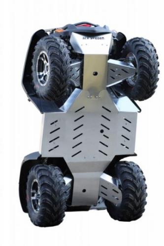 Iron Baltic Aluminium Unterfahrschutz Komplett fr Kawasaki KVF 650 BruteForce 4x4 rigid