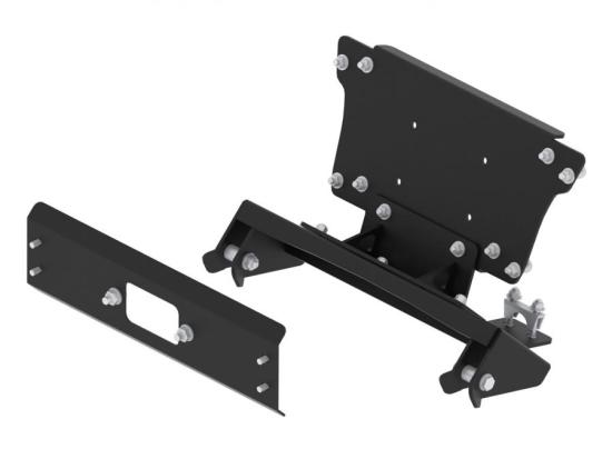 03.14700 Iron Baltic Schneepfluganbausatz front Montage f. kurze Deichsel Kawasaki Mule SX 4x4 17+