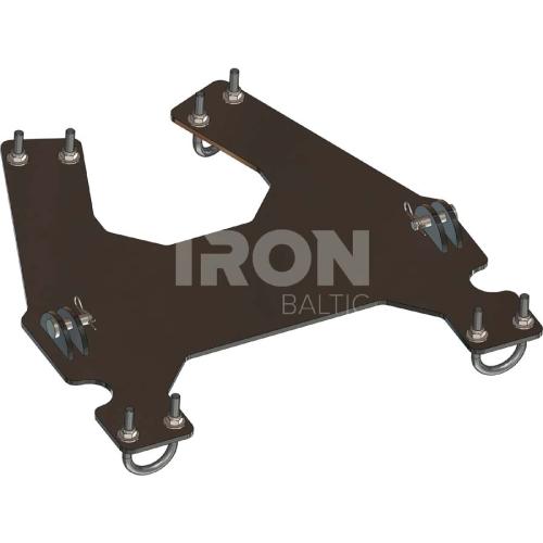 03.19200 Iron Baltic Schneepfluganbausatz f�r Mittelmontage Goes Terrox 550 CF-Moto CForce C4 C5