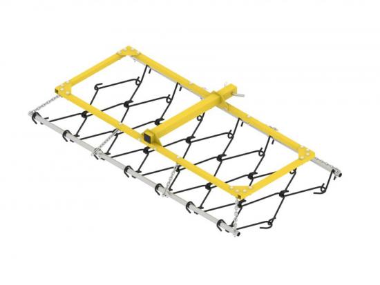 84.7000 Iron Baltic Egge Drag harrow f. Anhngerkupplungssystem Receiver Hitch System