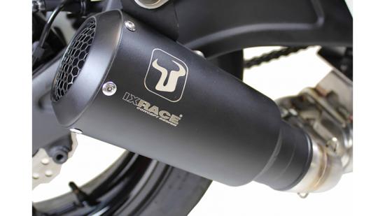AK 7257 SB IXRACE MK2 Komplettanlage mit Kat, Kawasaki Z 650/650 Ninja, 23- (Euro5)