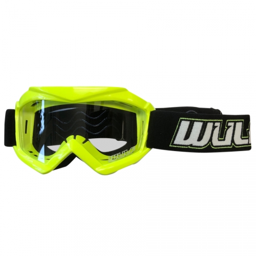 Wulfsport Kinder Cross / Schutz Brille Typ Tech Farbe gelb - Cub Tech Goggles