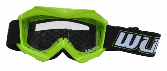 Wulfsport Kinder Cross / Schutz Brille Typ Tech Farbe grün - Cub Tech Goggles