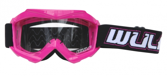 Wulfsport Kinder Cross / Schutz Brille Typ Tech Farbe pink - Cub Tech Goggles