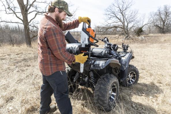 ATV Quad Gerätehalter Werkzeughalter CF Moto CForce 450 520 für  Gepäckträger