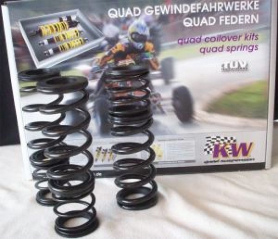 KW Tieferlegungs-Federnsatz -70mm Farbe schwarz f. Suzuki King Quad 750i 10-