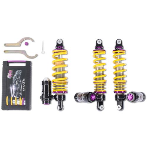 KW Gewindefahrwerk V3  Federnfarbe gelb f. Yamaha YFM 700R 06-