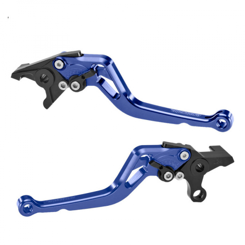 ProBrake MIDI Einstellbare Kupplungs + Bremshebel ABE blau fr Quad Suzuki LTZ 400 LTR 450