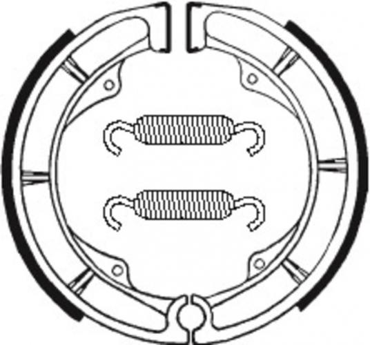 BA018 TECNIUM Street/ATV Organische Bremsbacken - BA018