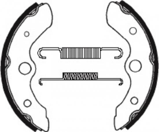 BA044 TECNIUM ATV Organische Bremsbacken - BA044