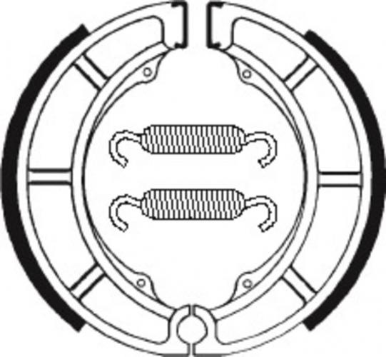 BA052 TECNIUM Street/ATV Organische Bremsbacken - BA052