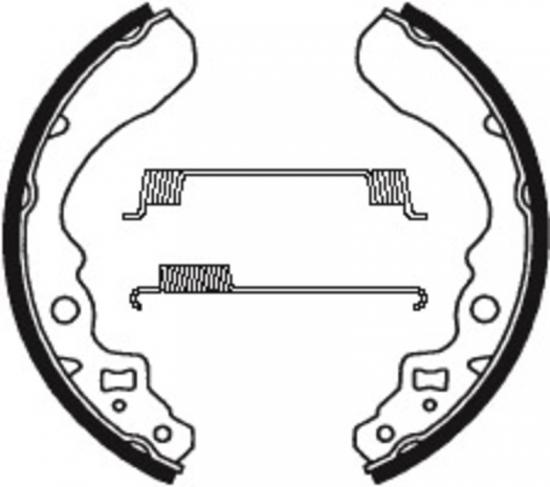 BA053 TECNIUM ATV Organische Bremsbacken - BA053