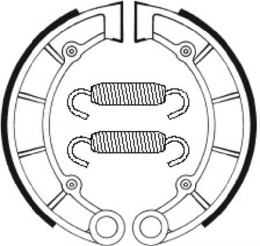 BA197 TECNIUM ATV Organische Bremsbacken - BA197