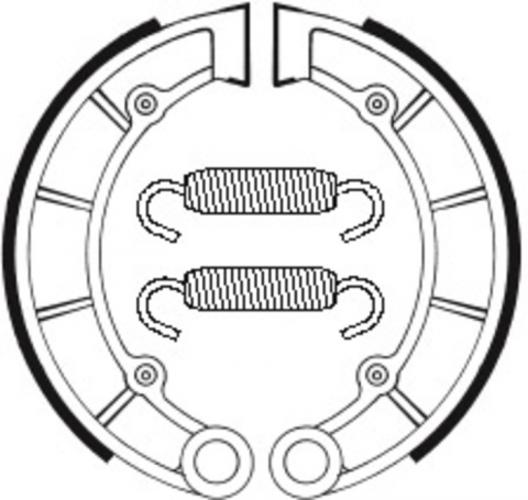 BA197 TECNIUM ATV Organische Bremsbacken - BA197