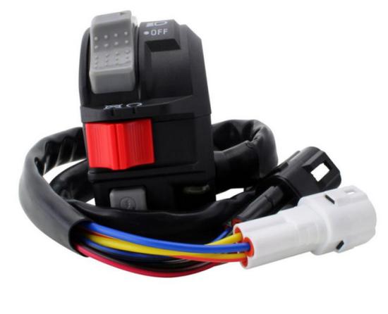 LQ-Racing 1S3839731000 Lenkerschalter Abblend Fernlicht Start Notaus Yamaha YFM 700R YFZ 450R Kodiak