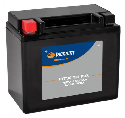 820680 TECNIUM Wartungsfreie Batterie Werkseitig aktiviert - BTX12