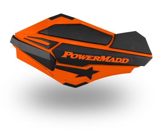 34405 POWERMADD Sentinel Handprotektoren Farbe KTM orange / schwarz 2 Stck (Paar)