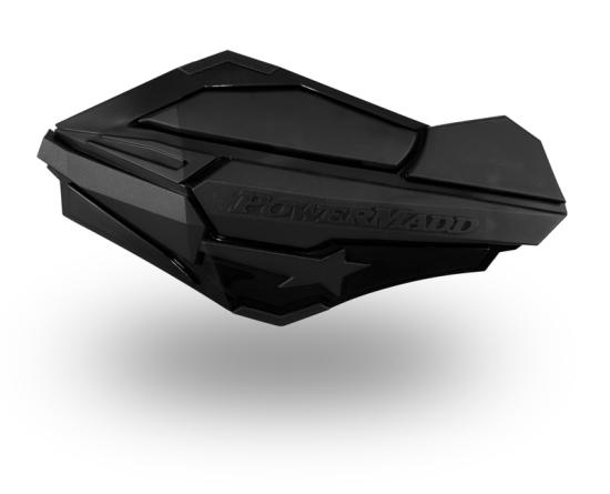 34410 POWERMADD Sentinel Handprotektoren Farbe schwarz / schwarz 2 Stck (Paar)