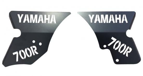 LQ Racing Frame Guards (Rahmenschützer) Typ 700R schwarz für Yamaha YFM 700R