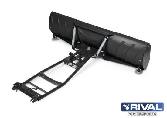 ANGEBOT RIVAL Winterpaket Schneeschild 150cm verstrkt inkl. Deichsel und universell Anbaukit
