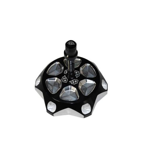 LQ-Racing TANKDECKEL ALUMINIUM SCHWARZ ELOXIERT Quad Yamaha YFM 700R
