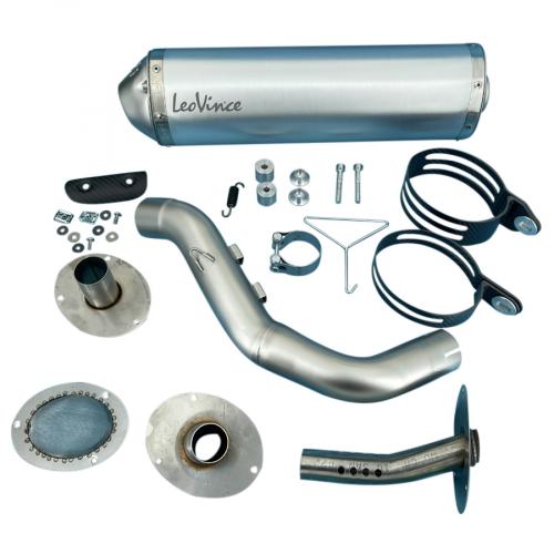 3894 Leovince Auspuff Endtopf Slip On Typ X3 für Quad Yamaha YFM 700R