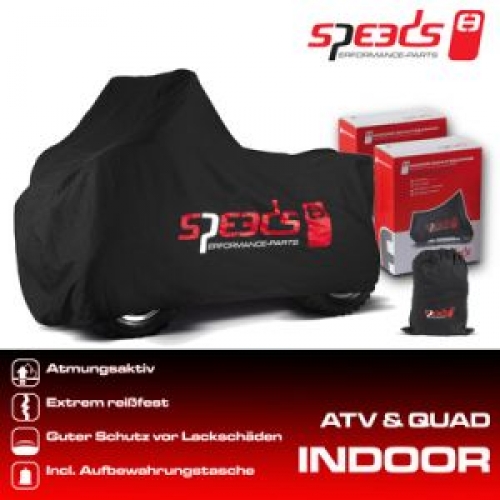 SPEEDS Abdeckplane Faltgarage (Quad/ATV Garage) INDOOR Farbe schwarz Gre L fr Quad + ATV