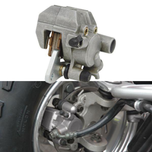 N1PL Nissin 1 Kolben Bremszange Bremssattel Bremsbeläge links Yamaha 660R  Suzuki LTZ 400 usw.