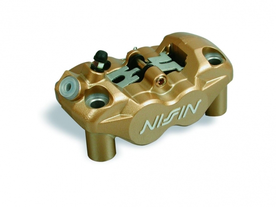 N4RC-108GR Nissin 4 Kolben Bremszange gold rechts