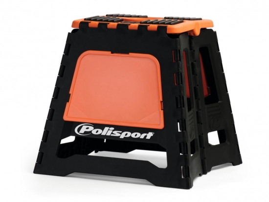 Polisport Faltbarer Motorrad Stnder Orange