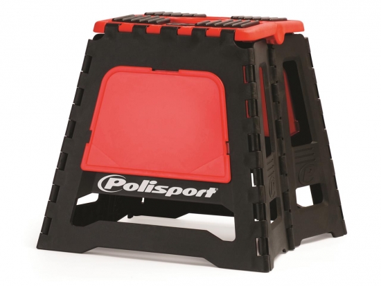 Polisport Faltbarer Motorrad Stnder Rot