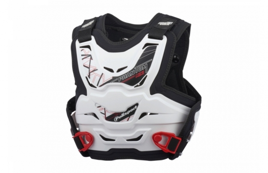 POLISPORT Oberkrperpanzer Phantom mini wei, onesize Kinder