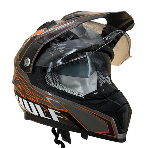Wulfsport Prima-X Cross Helm XS (53-54cm) orange Motorrad Quad Bike Enduro MX BMX Supermoto usw.