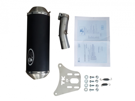 TK Turbo Kit Auspuff Endtopf (Slip On) E-Geprft fr Yamaha YFM 660R