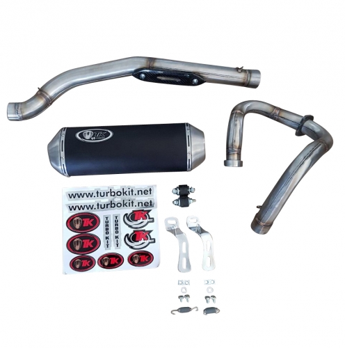 TK Turbo FullSystem Komplettanlage Auspuff E-Geprft f. Quad ATV Yamaha Warrior 350 + YFM 350R