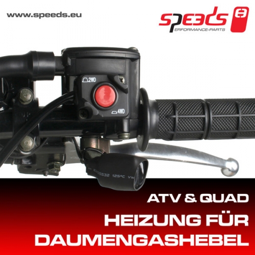 SPEEDS Heizung / Daumengasheizung für Daumengashebel ATV / QUAD