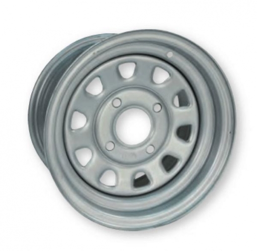12x7 ( 7x12 ) 4x110 2+5 ITP Quad ATV Stahlfelge Silber-Grau 1225544032