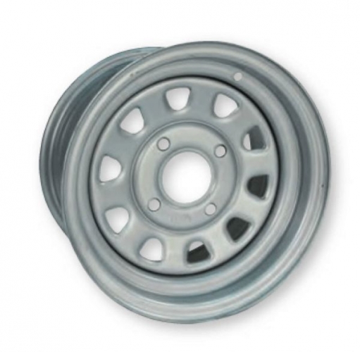 12x7 ( 7x12 ) 4x101.6 2+5 ITP Quad / ATV Stahlfelge Silber-Grau 12R440 1225527032