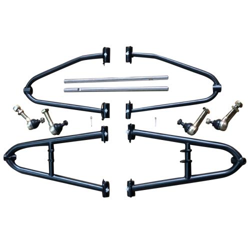 LQ-Racing A-Arms 3+3 Zoll +15cm V2 Farbe schwarz f. Quad ATV Suzuki LTZ 400 -09