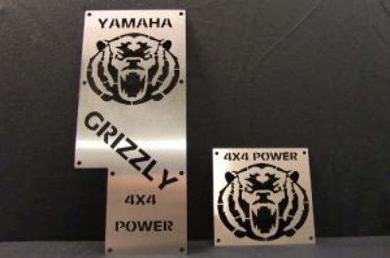 LQ Racing Warnschilder Ersatz f. Yamaha Grizzly 700 -13