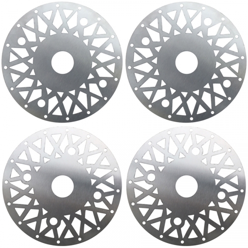 1 Satz Wheel Star Disk Silber f. Silver Dream Douglas red usw. 10 Lochkreis Yamaha 4x156 + 4x115